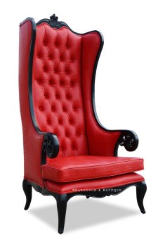 the Ban Chair Red Croc Leather - thefaboulusandbaroque.com