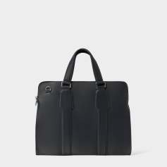Zara Men's Slim Leather Briefcase Spring 18 www.zara.ca